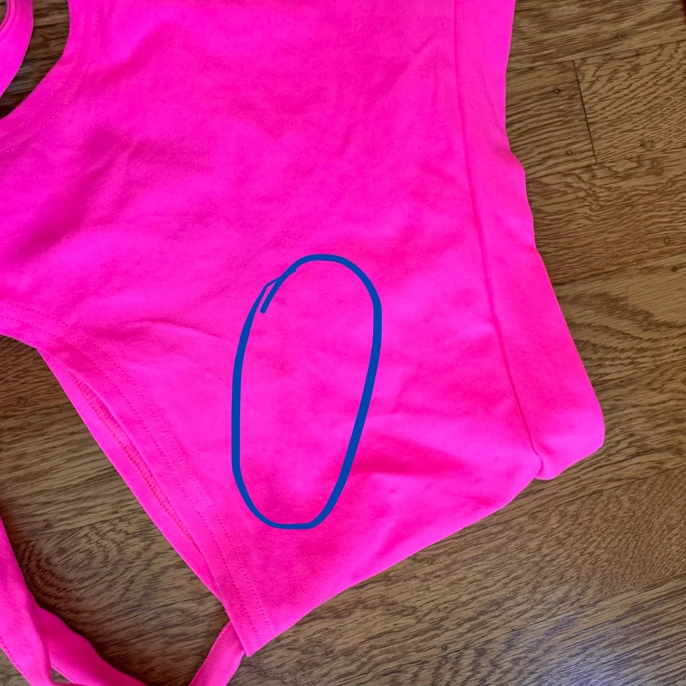 Lunalae Follow me bra & Lure you shorts sz US 4 hot pink Pole dance wear - Picture 12 of 14